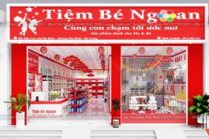 Top 4 dự án thiết kế shop mẹ và bé có kinh phí cao nhất